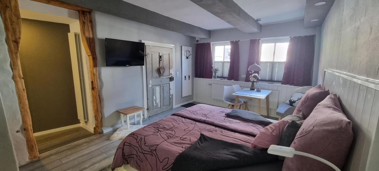 Ferienwohnung Zum Hirschen Herzberg am Harz Esterno foto